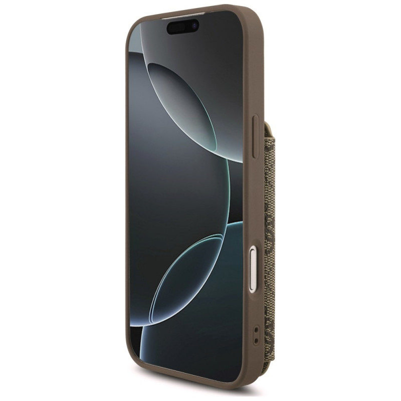 Guess 4G Cardslots & Magnetic Closure Crossbody vāciņš Apple iPhone 18 Pro / 17 Pro, brūns