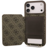 Guess 4G Cardslots & Magnetic Closure Crossbody vāciņš Apple iPhone 18 Pro / 17 Pro, brūns