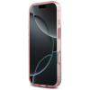 Guess IML Flower & Tonal Circle MagSafe vāciņš Apple iPhone 18 Pro Max / 17 Pro Max, rozā
