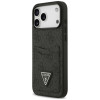 Guess 4G Double Card Triangle apvalks Apple iPhone 18 Pro Max / 17 Pro Max, melns
