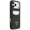 Guess 4G Double Card Triangle apvalks Apple iPhone 18 Pro Max / 17 Pro Max, melns