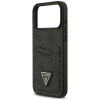 Guess 4G Double Card Triangle apvalks Apple iPhone 18 Pro Max / 17 Pro Max, melns