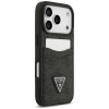 Guess 4G Double Card Triangle vāciņš ar divām kartēm Apple iPhone 18 Pro / 17 Pro, melns