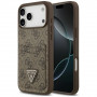 Guess 4G Double Card Triangle apvalks Apple iPhone 18 Pro Max / 17 Pro Max, brūns