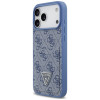 Guess 4G Double Card Triangle vāciņš Apple iPhone 18 Pro Max / 17 Pro Max, zils