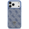 Guess 4G Double Card Triangle vāciņš Apple iPhone 18 Pro Max / 17 Pro Max, zils