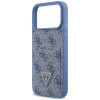 Guess 4G Double Card Triangle vāciņš Apple iPhone 18 Pro Max / 17 Pro Max, zils