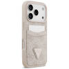 Guess 4G Double Card Triangle vāciņš ar divām kartēm Apple iPhone 18 Pro / 17 Pro, rozā