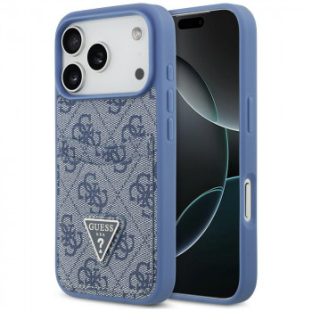 Guess 4G Double Card Triangle vāciņš Apple iPhone 18 Pro / 17 Pro, zils