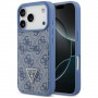 Guess 4G Double Card Triangle vāciņš Apple iPhone 18 Pro / 17 Pro, zils