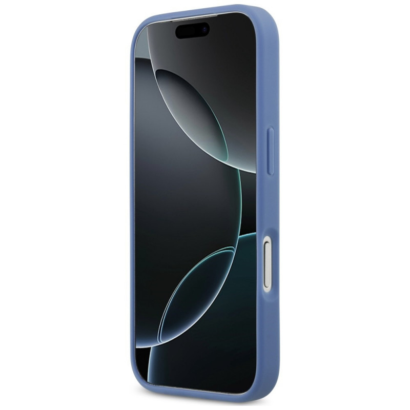 Guess 4G Double Card Triangle vāciņš Apple iPhone 18 Pro / 17 Pro, zils