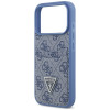 Guess 4G Double Card Triangle vāciņš Apple iPhone 18 Pro / 17 Pro, zils