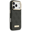 Guess 4G Logo Plate MagSafe vāciņš Apple iPhone 18 Pro Max / 17 Pro Max, melns