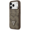 Guess 4G Double Card Triangle vāciņš Apple iPhone 18 Pro / 17 Pro, brūns