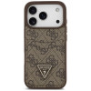 Guess 4G Double Card Triangle vāciņš Apple iPhone 18 Pro / 17 Pro, brūns