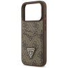 Guess 4G Double Card Triangle vāciņš Apple iPhone 18 Pro / 17 Pro, brūns