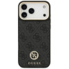 Guess 4G Strass Logo MagSafe apvalks Apple iPhone 18 Pro Max / 17 Pro Max, melns