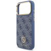 Guess 4G Strass Logo MagSafe vāciņš Apple iPhone 18 Pro Max / 17 Pro Max, zils