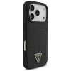 Guess Croco Triangle Logo MagSafe apvalks Apple iPhone 18 Pro / 17 Pro, melns