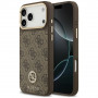 Guess 4G Strass Logo MagSafe apvalks Apple iPhone 18 Pro Max / 17 Pro Max, brūns