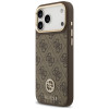 Guess 4G Strass Logo MagSafe apvalks Apple iPhone 18 Pro Max / 17 Pro Max, brūns