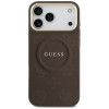 Guess Peony Hot Stamp MagSafe apvalks Apple iPhone 18 Pro Max / 17 Pro Max, brūns