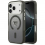 Guess IML Gradient Triangle Logo MagSafe vāciņš Apple iPhone 18 Pro Max / 17 Pro Max, melns