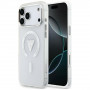 Guess IML Gradient Triangle Logo MagSafe vāciņš Apple iPhone 18 Pro Max / 17 Pro Max, caurspīdīgs