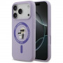 Karl Lagerfeld silikona Karl&Choupette Ring MagSafe vāciņš Apple iPhone 18 Pro / 17 Pro, purpura