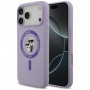 Karl Lagerfeld silikona Karl&Choupette Ring MagSafe vāciņš Apple iPhone 18 Pro Max / iPhone 17 Pro Max, purpura