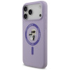 Karl Lagerfeld silikona Karl&Choupette Ring MagSafe vāciņš Apple iPhone 18 Pro Max / iPhone 17 Pro Max, purpura