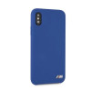 BMW BMHCPXMSILNA Silicone M Collection cietais maciņš Apple iPhone X / XS, Navy