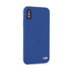 BMW BMHCPXMSILNA Silicone M Collection cietais maciņš Apple iPhone X / XS, Navy