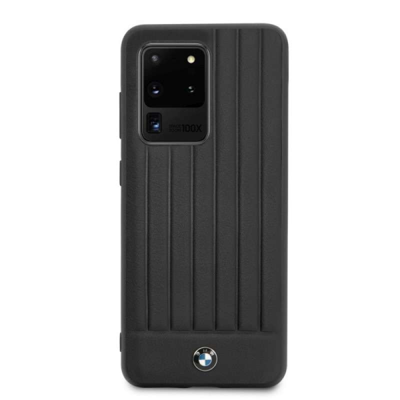 BMW BMHCS69POCBK Signature cietais maciņš Samsung Galaxy S20 Ultra, melns