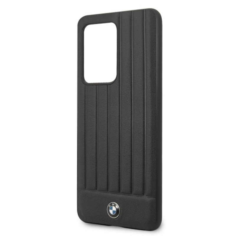 BMW BMHCS69POCBK Signature cietais maciņš Samsung Galaxy S20 Ultra, melns