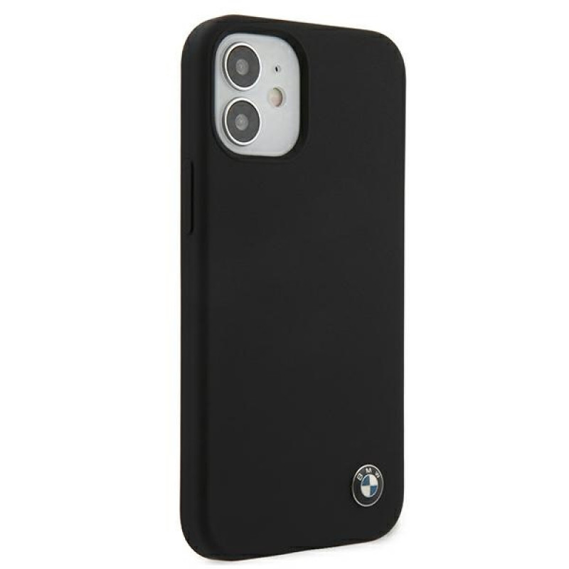 BMW BMHCP12SSILBK Silicone Signature Hardcase Apple iPhone 12 mini, melns