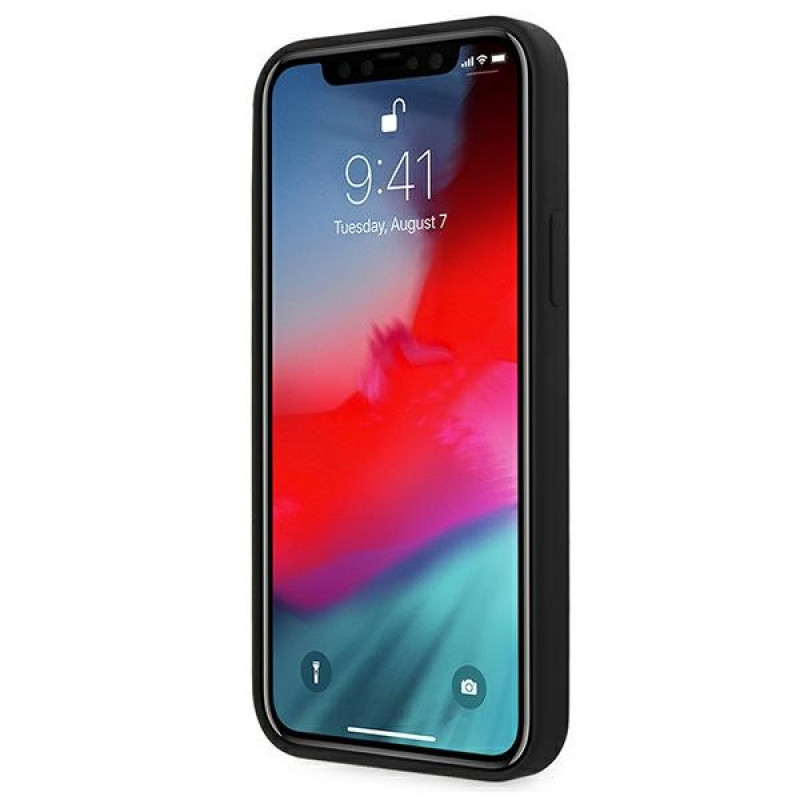 BMW BMHCP12SSILBK Silicone Signature Hardcase Apple iPhone 12 mini, melns