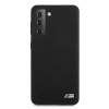 BMW BMHCS21MMSILBK Silicone M Collection vāciņš Samsung Galaxy S21+, melns