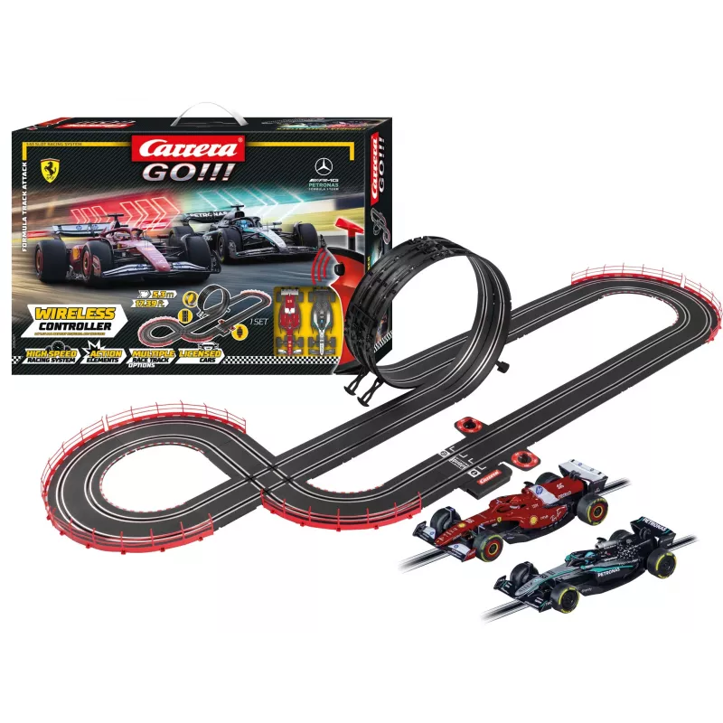 Carrera GO!!! Formula Track Attack starta komplekts (20062617)