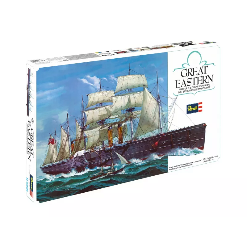 Revell 05608 kuģa modeļa komplekts Great Eastern, 75 gadi, 1:388