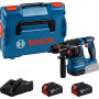 Bosch GBH 18V-22 X Professional bezvadu perforators 0611924101, 18 V, 2 J, 2 x 4.0 Ah akumulatori