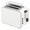 WMF Stelio 414210001 Grilēšanas ierīce, 2 šķēles, nerūsējošais tērauds, Paper Grey, 1050 W