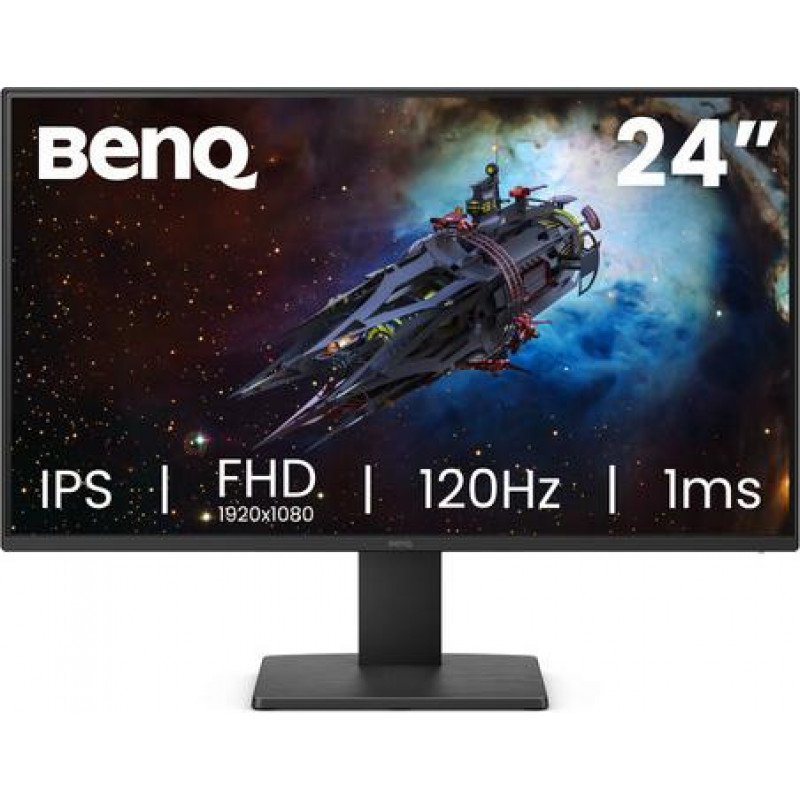 BenQ GW2491P 23,8 collu FHD IPS monitors, 1920 x 1080, 120 Hz, 5 ms, HDMI, DisplayPort, melns