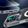 ESR Classic Pro Set HaloLock MagSafe futrālis ar rūdītu stiklu Apple iPhone 16 Pro Max, caurspīdīgs