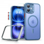 ESR Classic Pro Set HaloLock MagSafe vāciņš ar rūdīto stiklu Apple iPhone 16, Frosted Blue