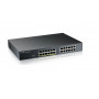 Zyxel GS1915-26v2 26 portu GbE viedais komutators, 24x GbE RJ45 un 2x SFP, uzstādāms statīvā, bezventilatora (GS1915-26V2-EU0101F)
