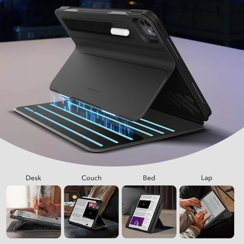 ESR Flip Hybrid vāciņš Apple iPad Pro 13" 2024/2025, ESR952, melns