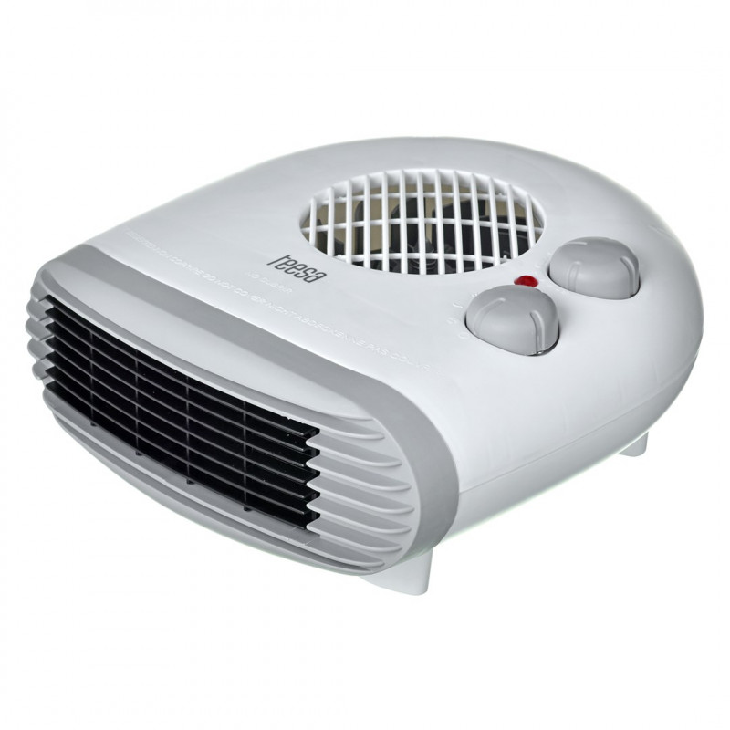 Teesa TSA8027 elektriskais ventilatora sildītājs, iekštelpu, balts, 1000/2000 W