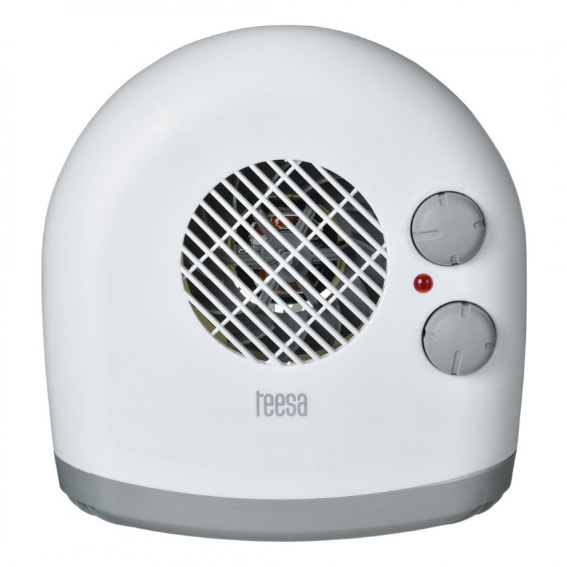 Teesa TSA8027 elektriskais ventilatora sildītājs, iekštelpu, balts, 1000/2000 W