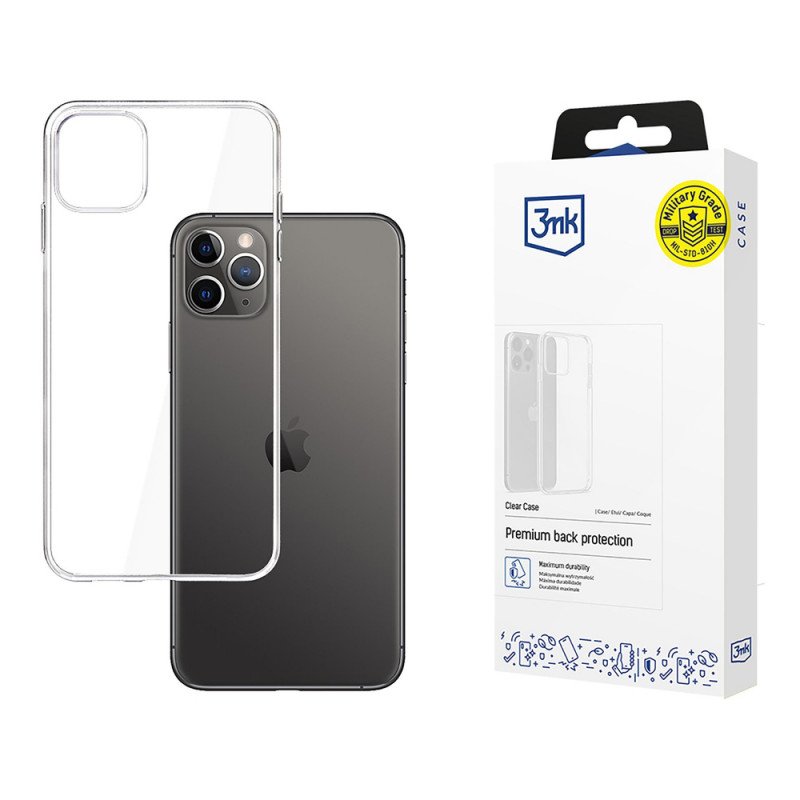 3MK Clear Case Apple iPhone 11 Pro Max, caurspīdīgs